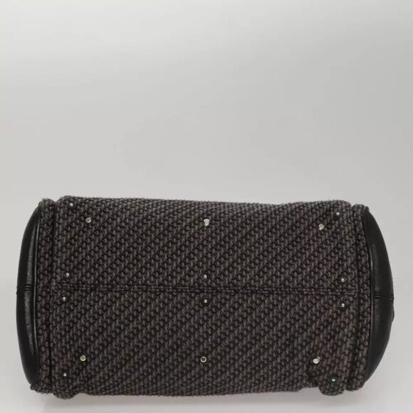 Chloe Paddington Hand Bag Canvas Gray Silver Auth - Picture 2 of 12